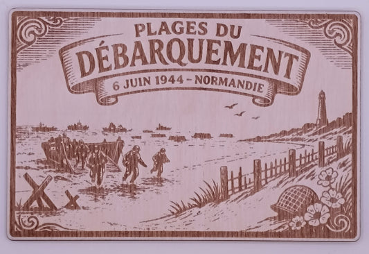 Carte postale Plages du Débarquement